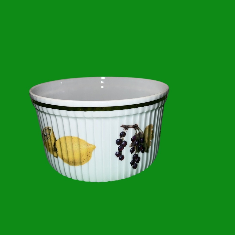 Royal Worcester Evesham Gold Souffle Dish Ramekin‎ Shape 46 Size 2 Fruit England